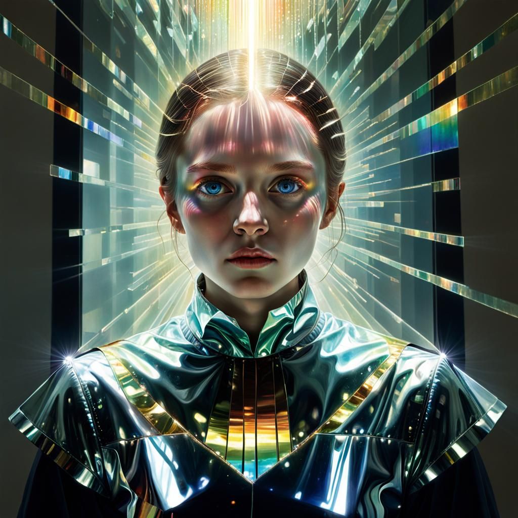 Sapphic Sorority President in Mirrored Reflections