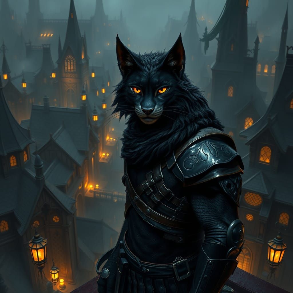 Yanix Stormclaw, rogue, Prime, gang leader in the inner dist...