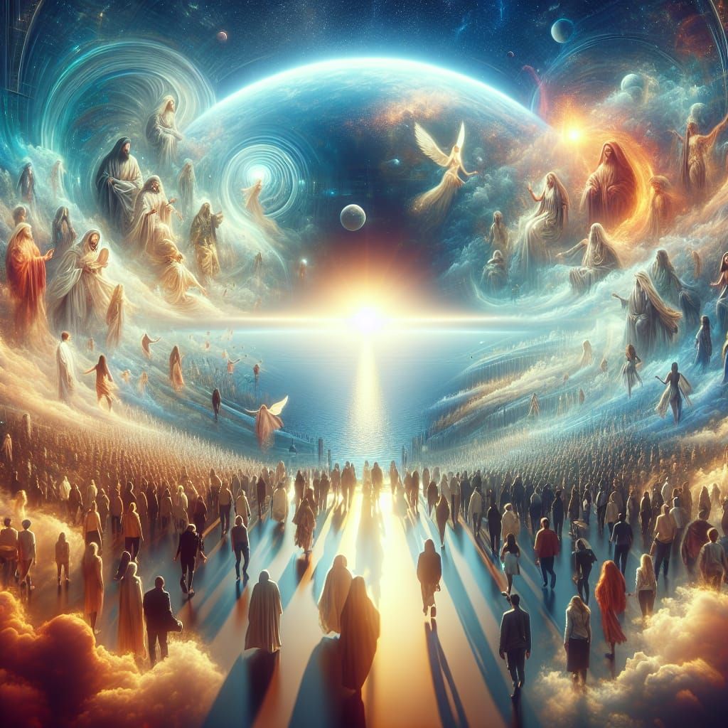 Utopian World: People Living in the Present Moment