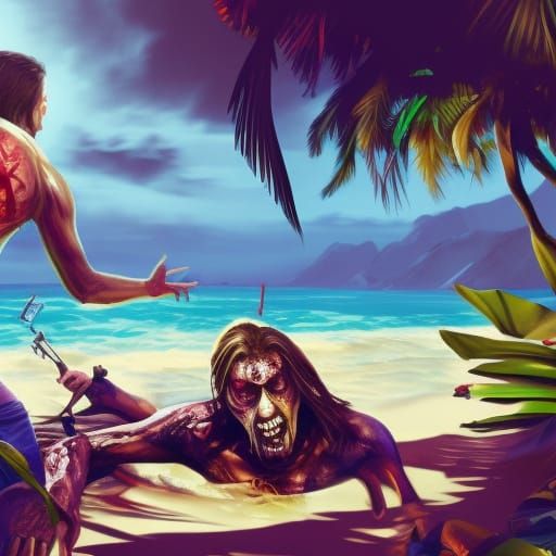 Hyperrealistic Dead Island Concept Art
