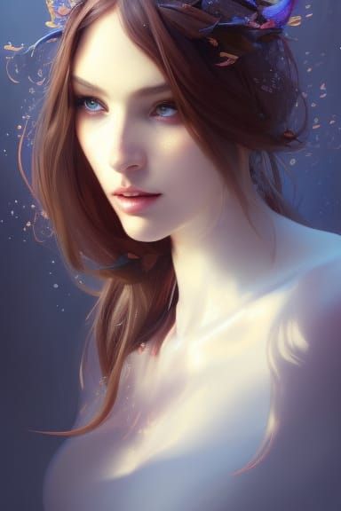 Detailed Fairy Portrait with Dynamic Lighting