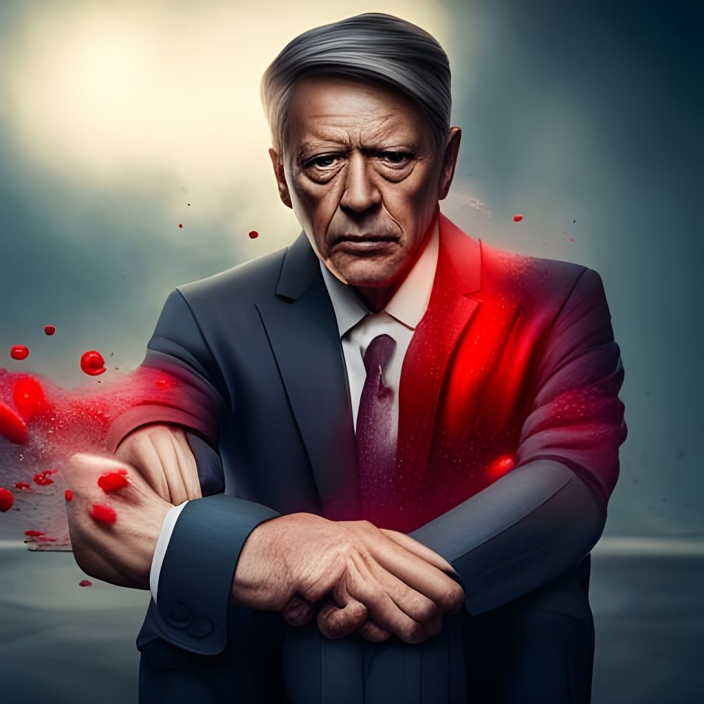 Bleeding Wrists: A Stark Visual Representation