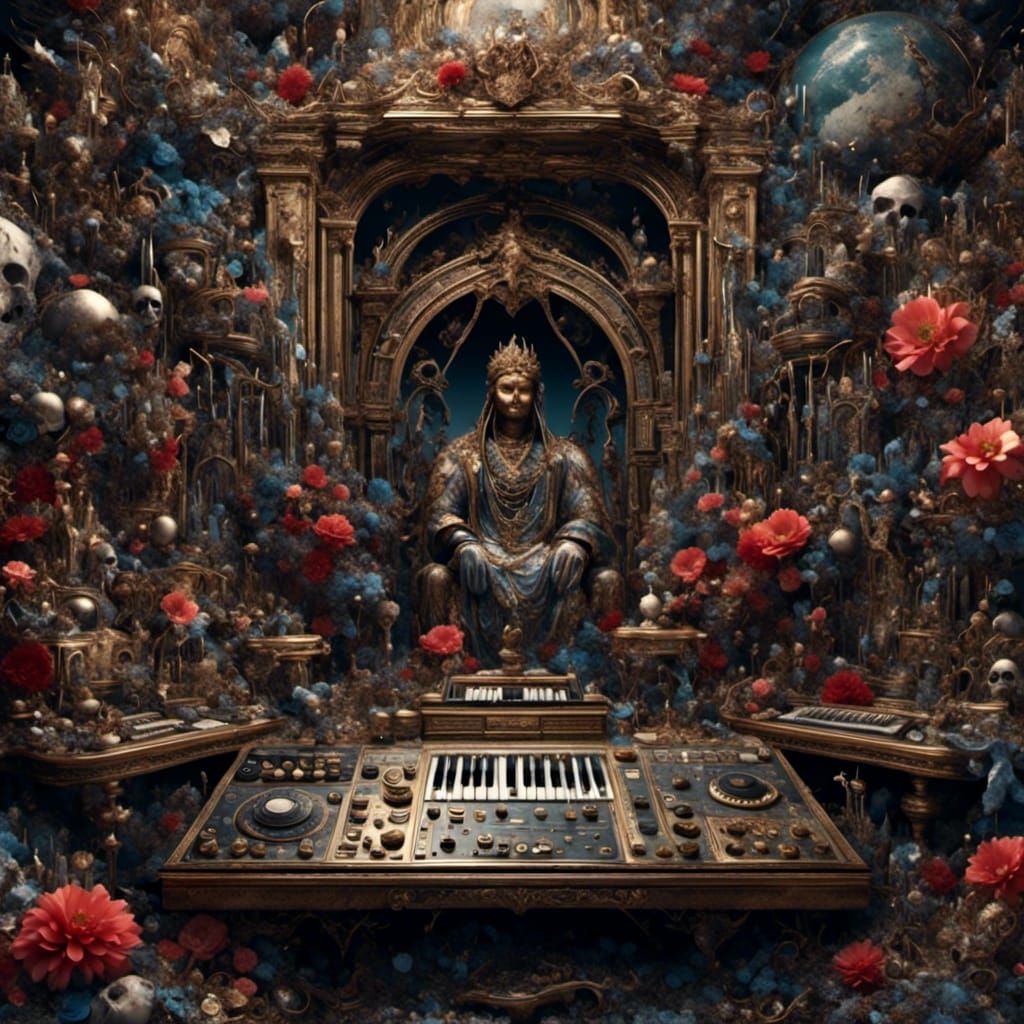 Hyperrealistic Music Producer in Cinematic HDR