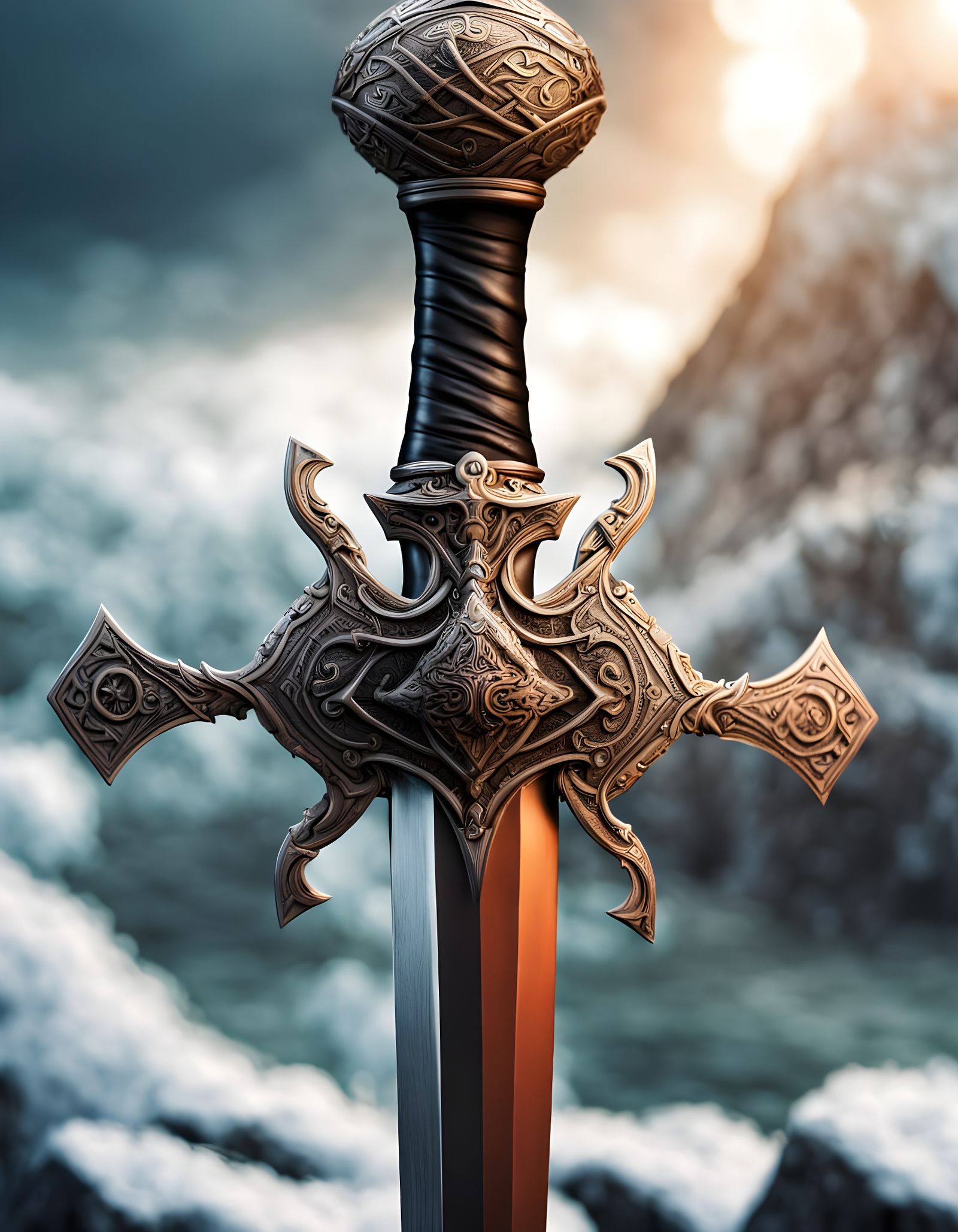 Mystical Four Elements Sword