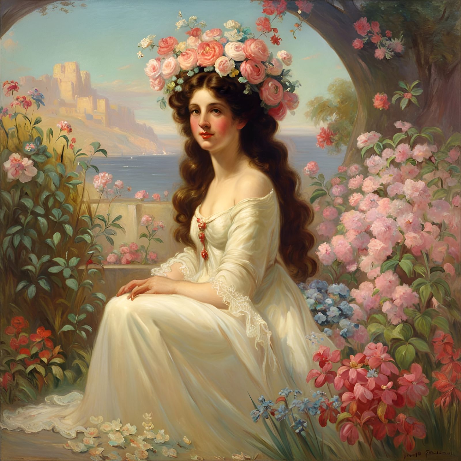 Primal Princess Portrait in Graves Style