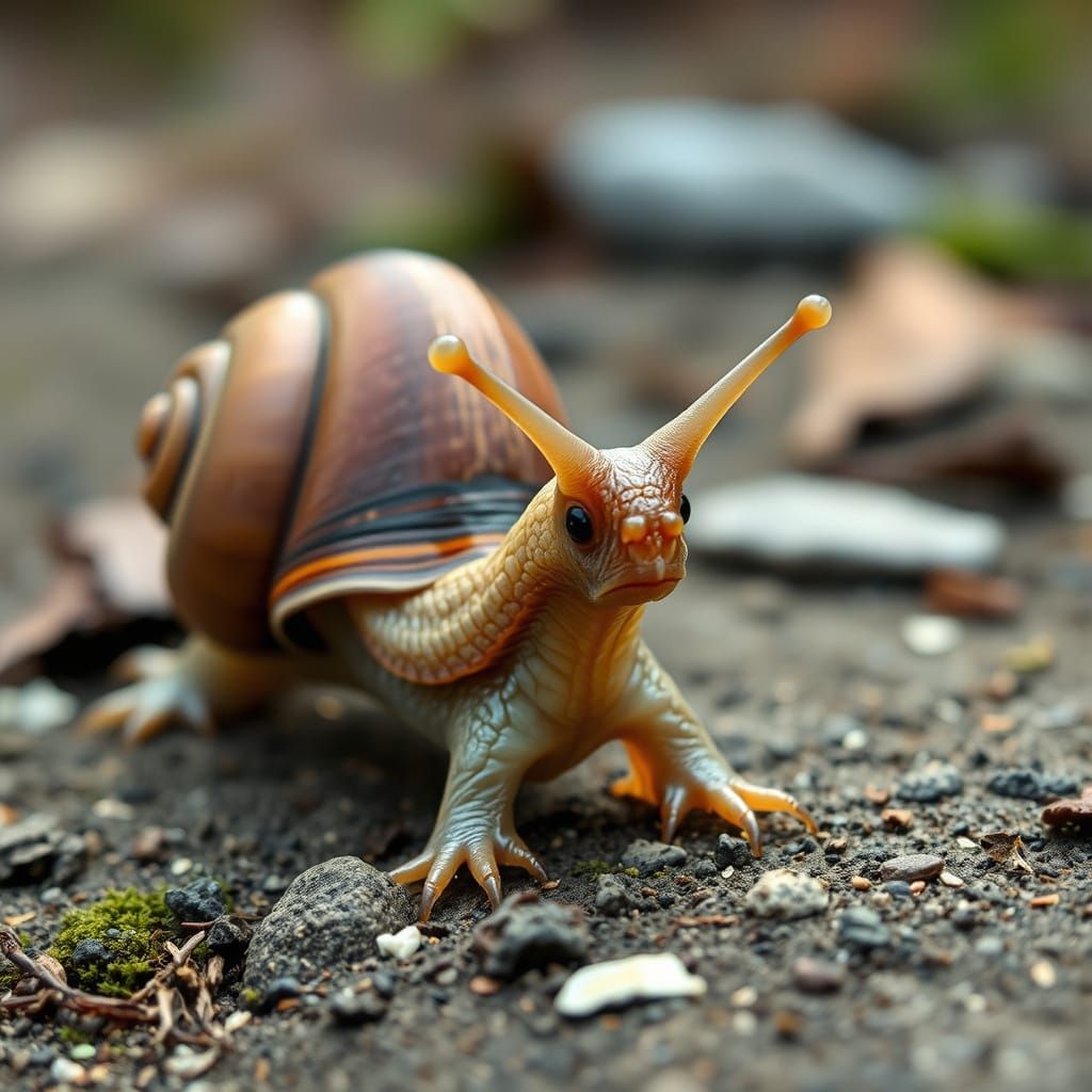 A Slug Performs Fitness Exercises