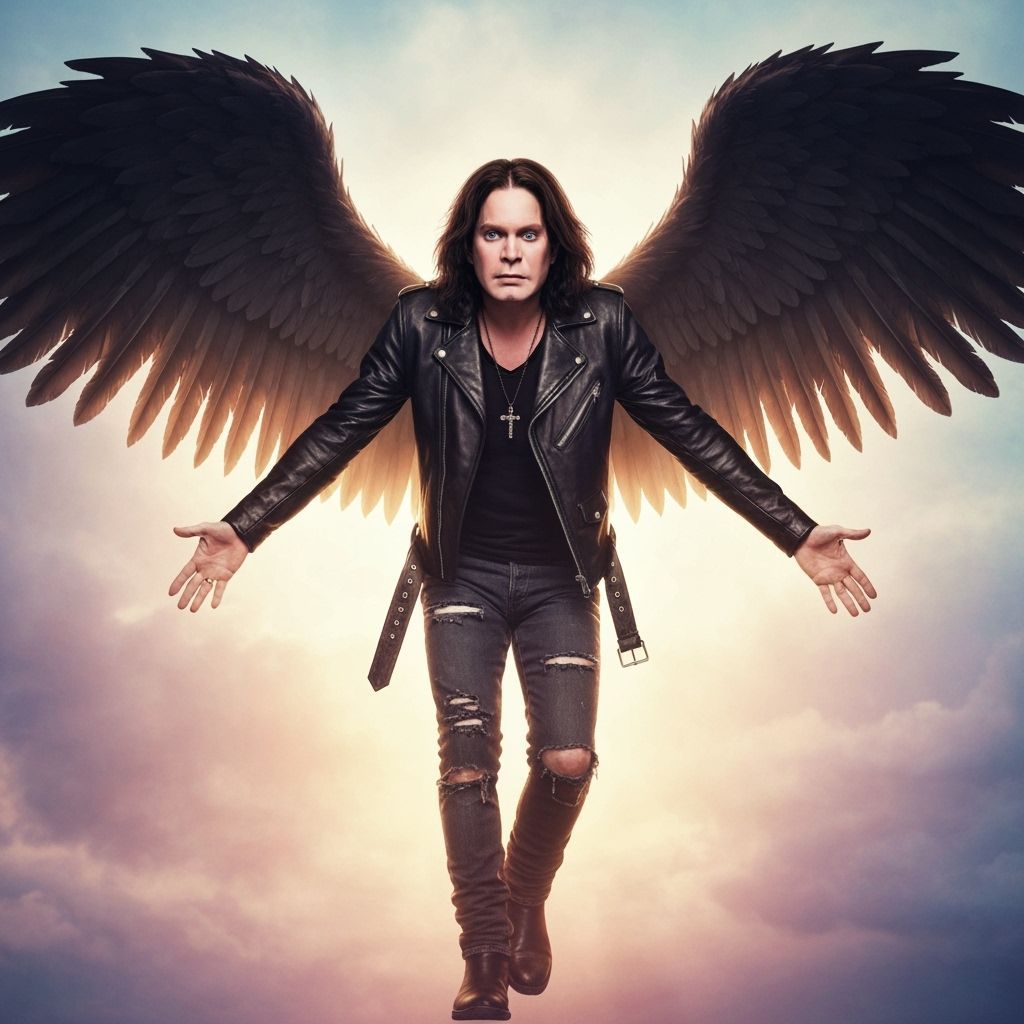 Ozzy Osbourne Gains Wings in Ethereal Transformation