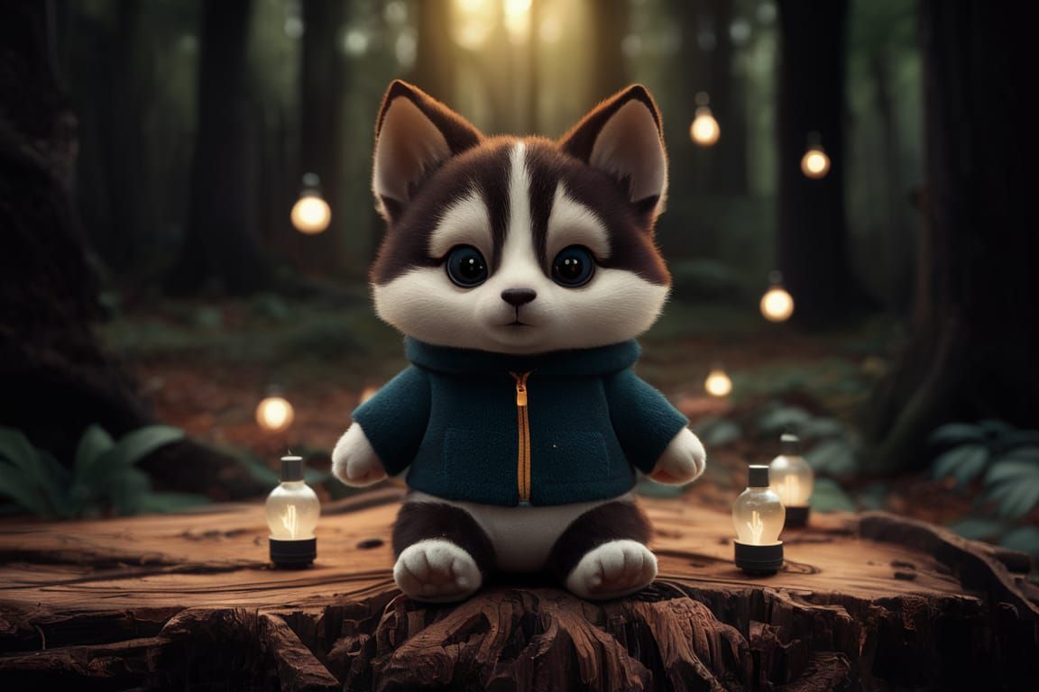 Aneezinthoo in the Lightbulb Forest