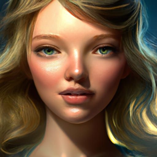 Detailed Portrait with Dynamic Lighting