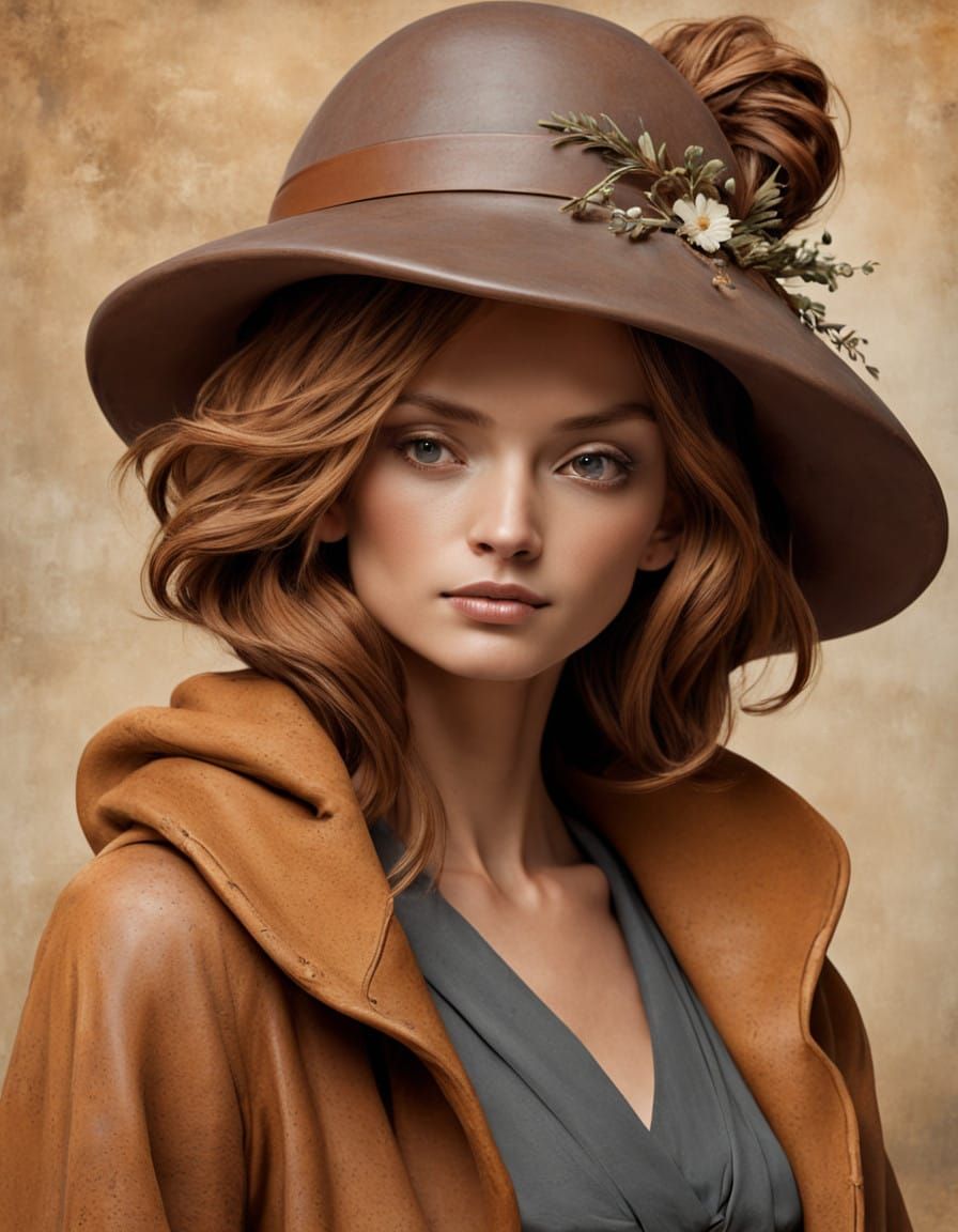 Ancient Earthenware Figurine in Earthy Tones