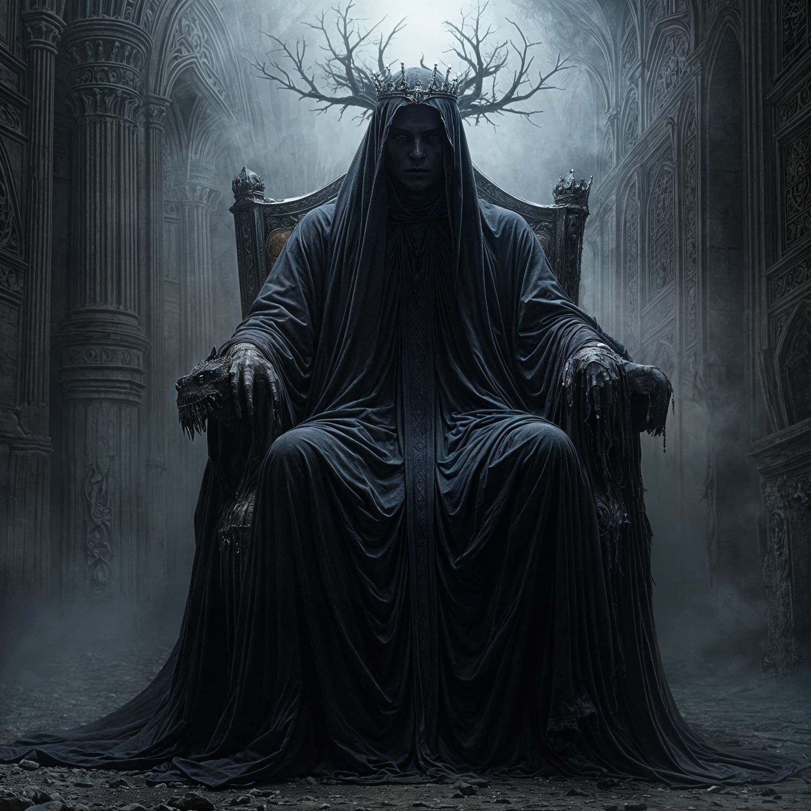 Majestic King of Eternal Sorrow Personifies Fear