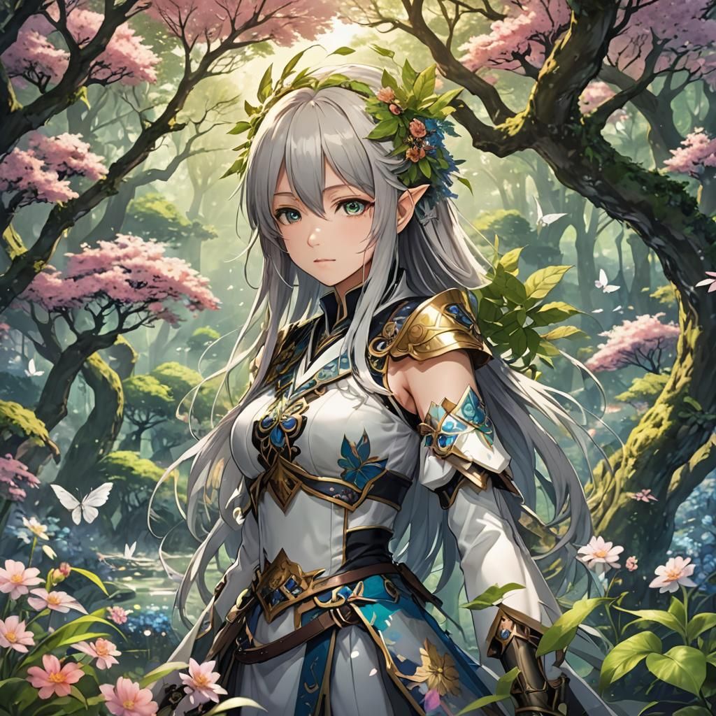 Anime Style Fantasy Nature Scene