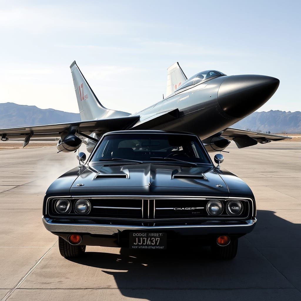 Cyberpunk Muscle Car Fighter