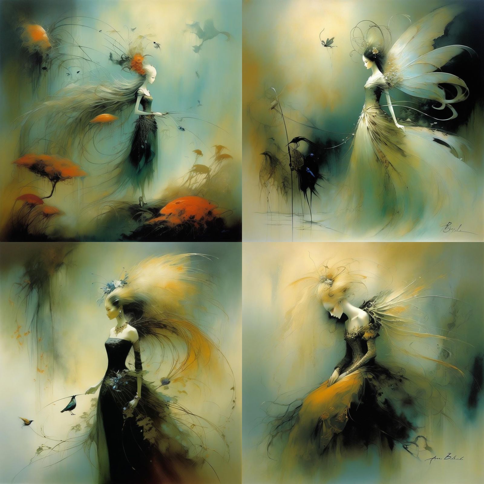 Artwork in Anne Bachelier's Surreal Style