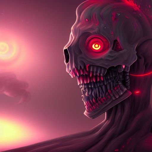 Hyperrealistic Fantasy Ghoul Concept Art