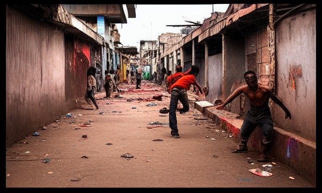Alley gang war
