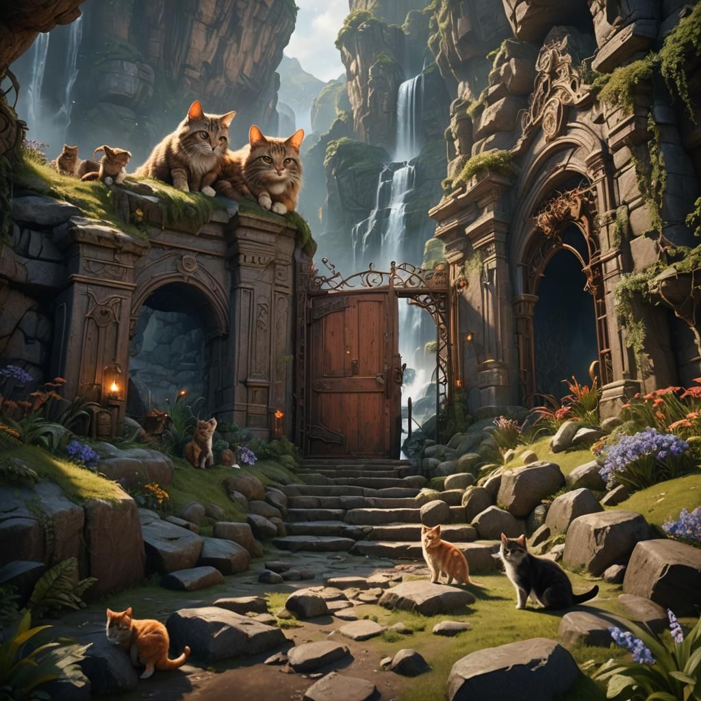 Cats' Land: Doorway to Fantasy Concept Art