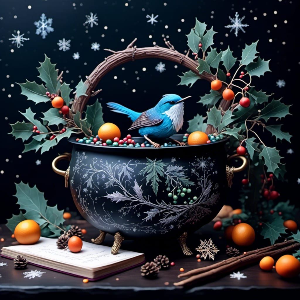 Winter Wren Brews a Snowy Potion