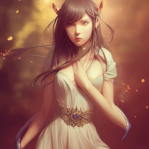 Beautiful Anime Emperor Portrait in Hyper-Realistic 8k