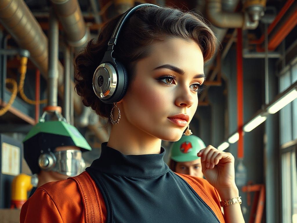 Industrial High Fashion for Modern Women