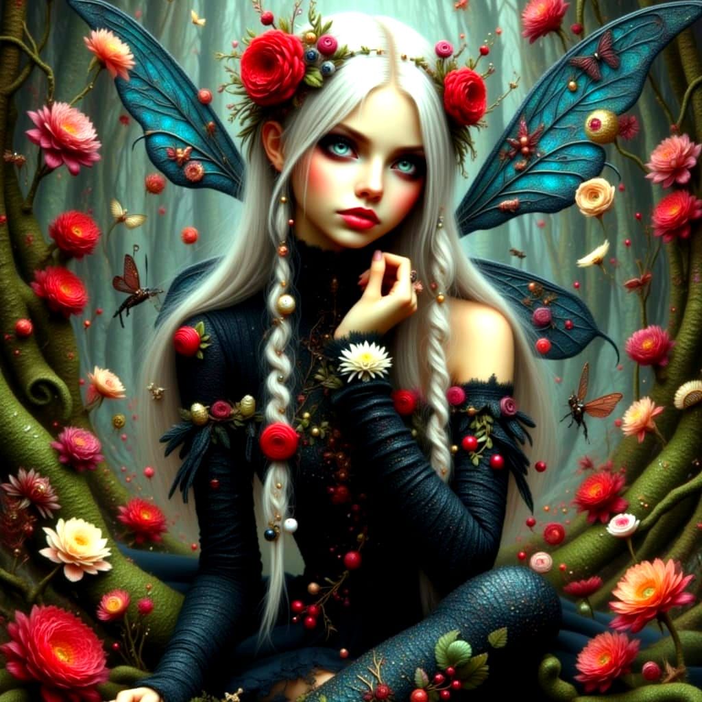 Fairy with Roses