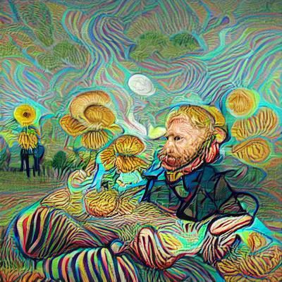 Psychedelic Van Gogh Inspired Dreamscape