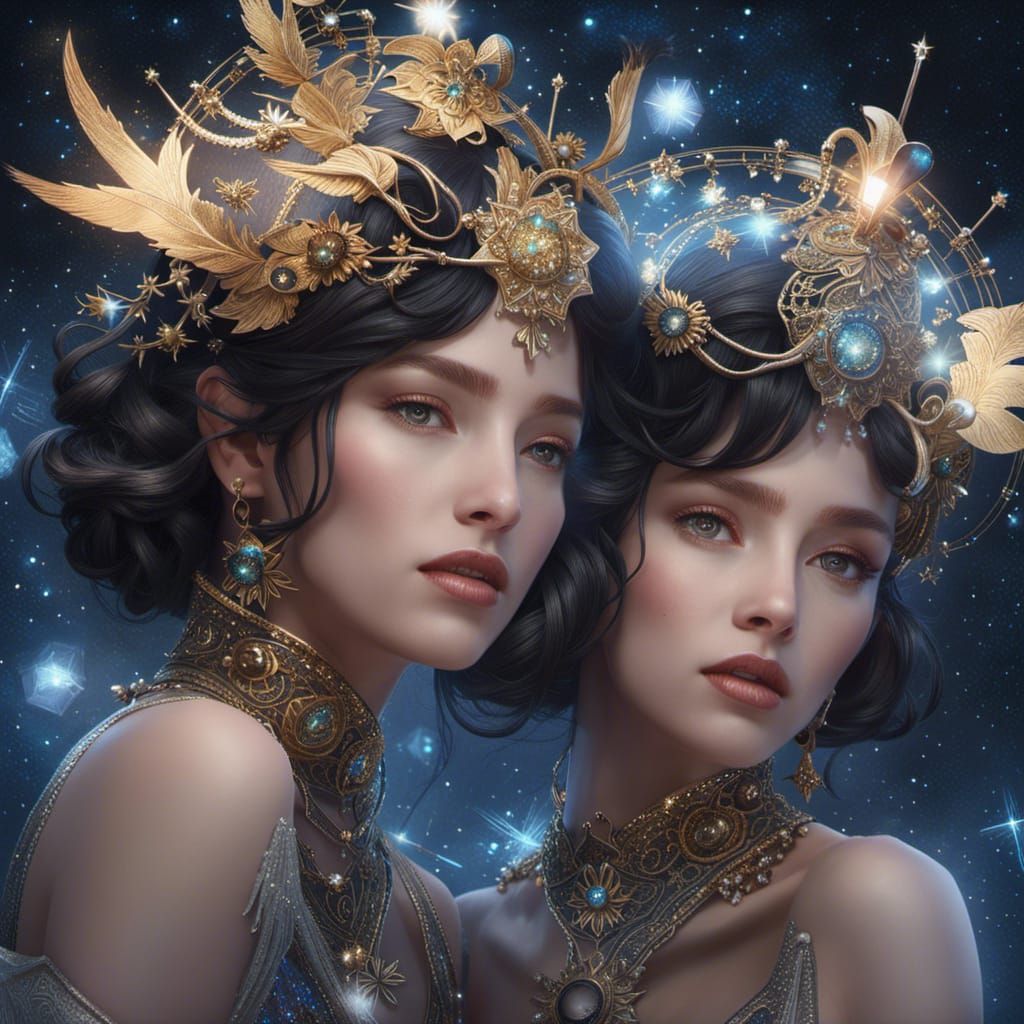 Sisters of the Starry Zodiac in Glittering Majestic Epic