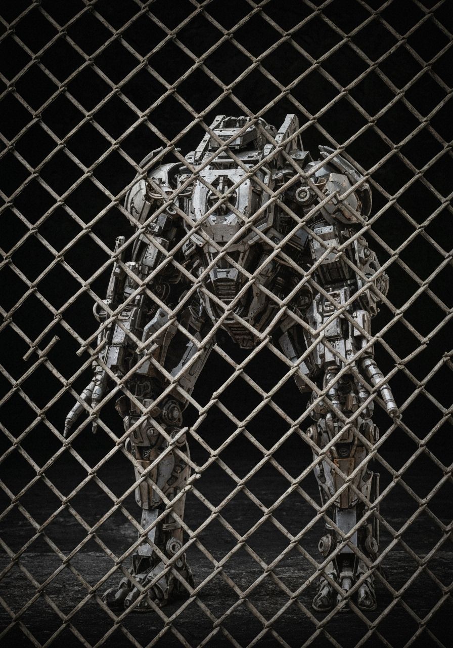 Ossified Lattice Mecha Fence