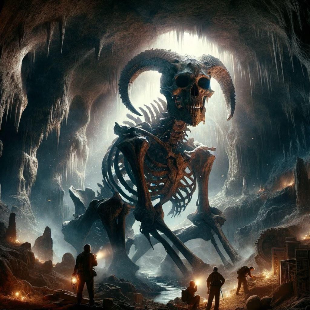 Subterranean Cave Excavation Reveals Colossal Balrog Skeleto...