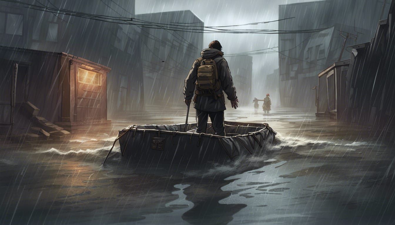 Surviving the Deluge: Braving the Ruins of the Rainfall