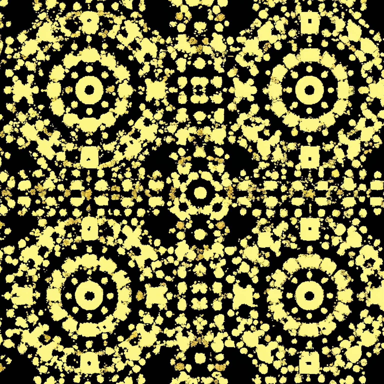 Black and Gold Tessellations in Infinite Depth