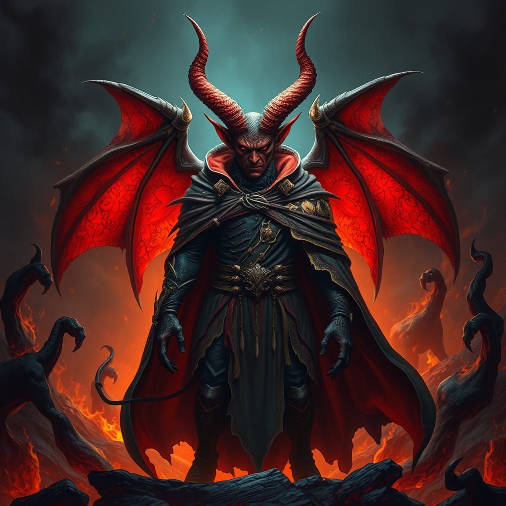 The Devil in a Majestic, Tattered Cape