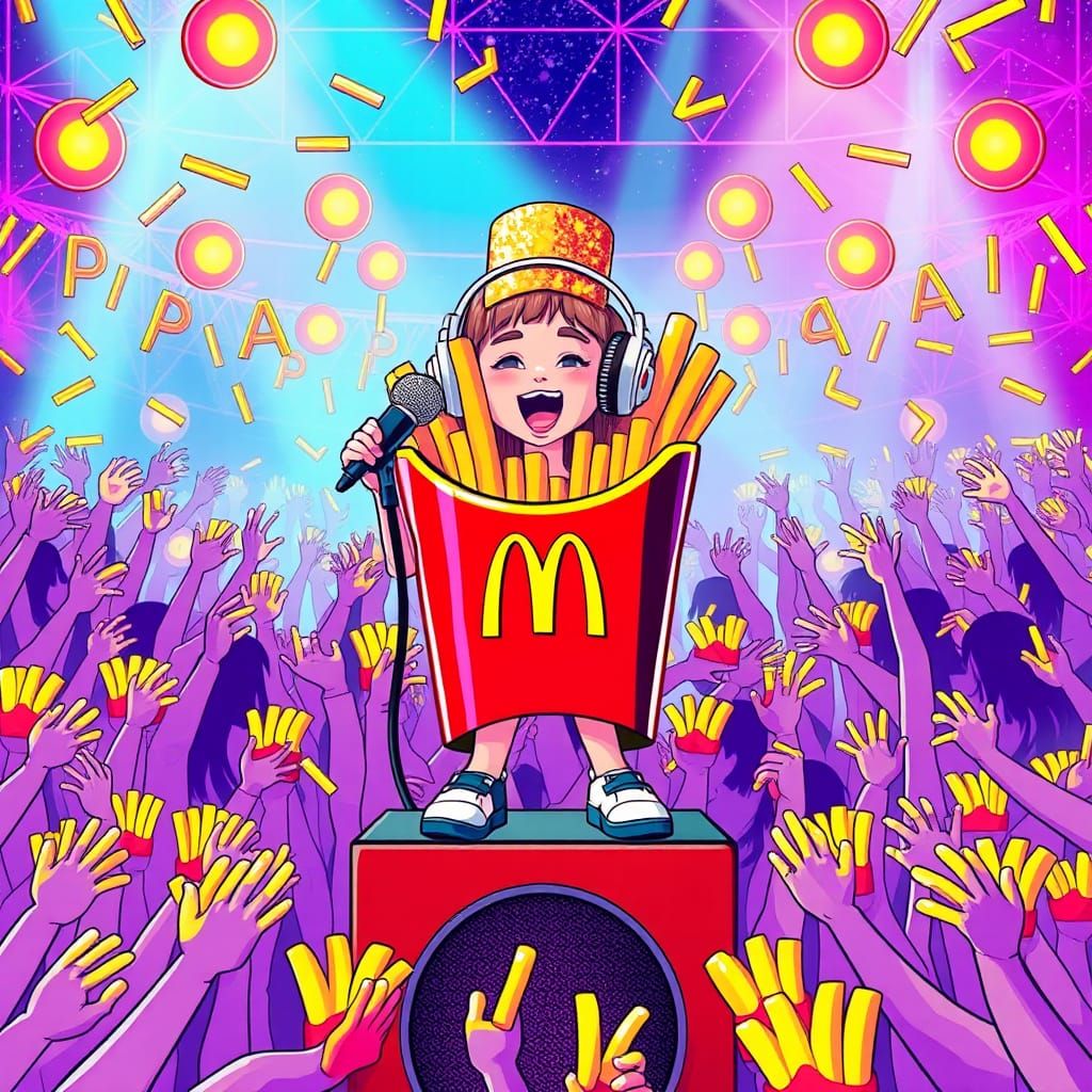 River: McDonald's Fries Bucket Pop Star