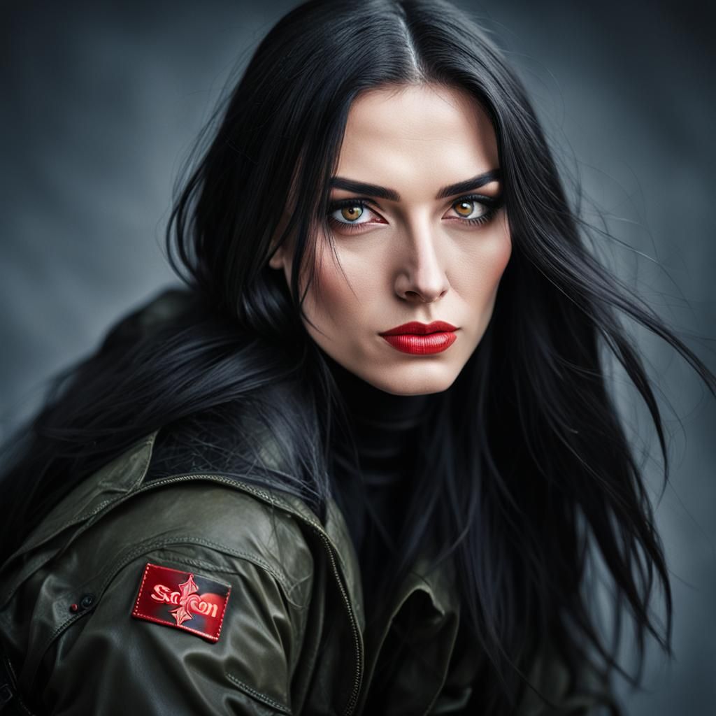 Hyper-Realistic Portrait of a Russian Girl in High-Key Light...