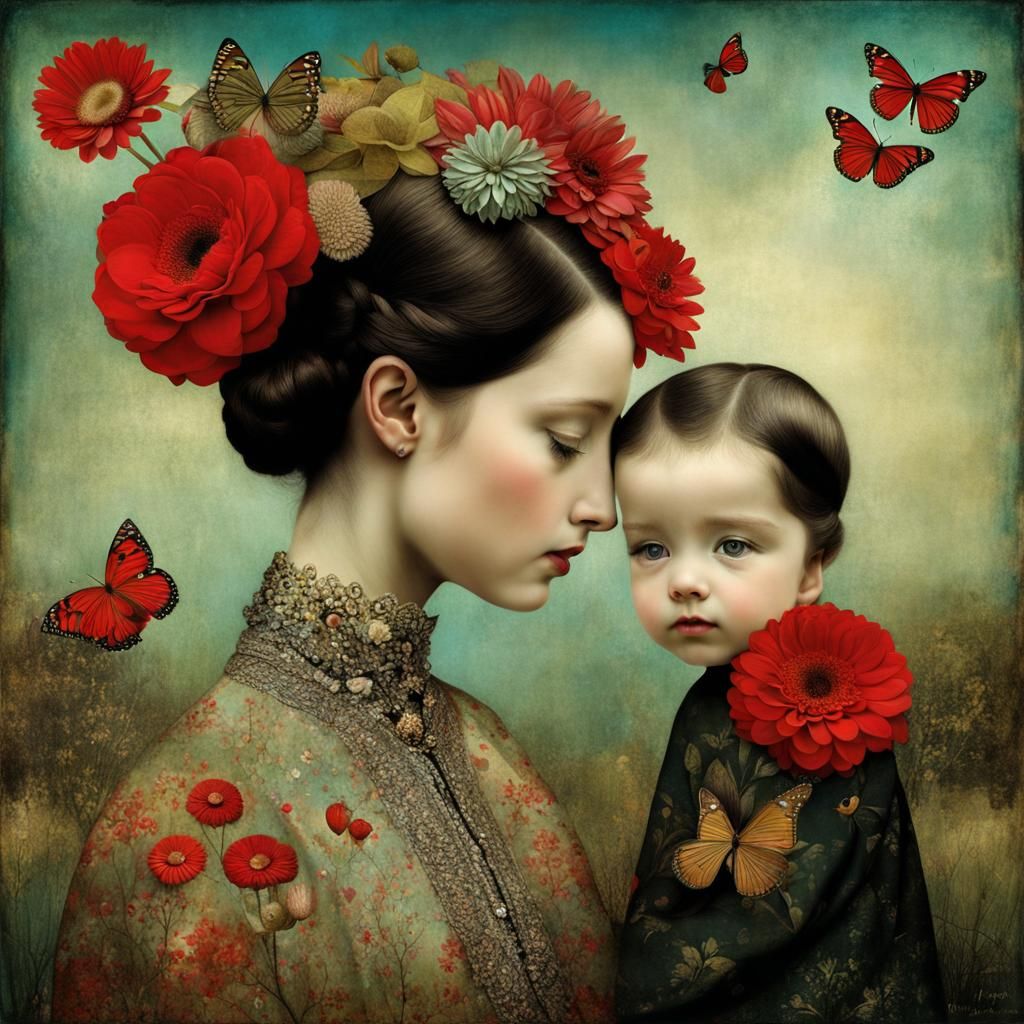 Motherhood (digital collage)