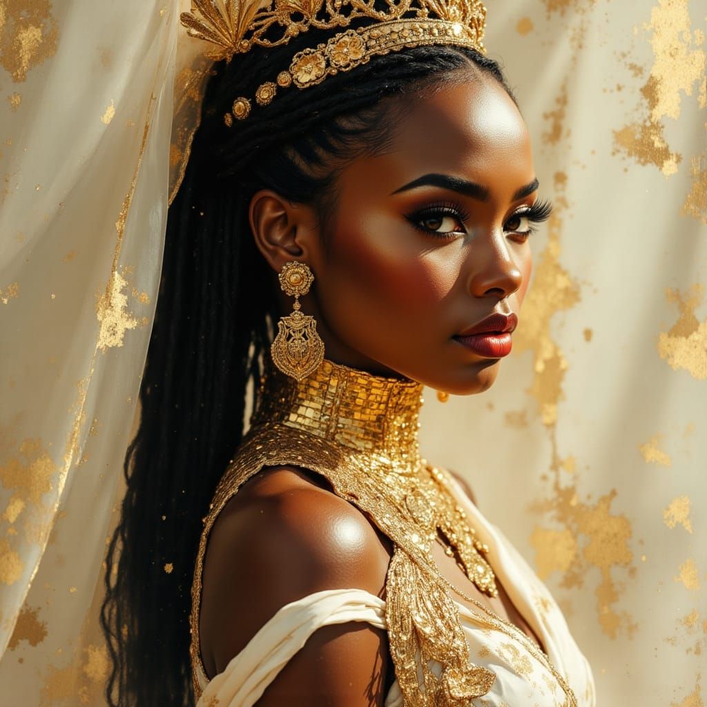 Kelly Rowland as Elegant African Warrior Goddess