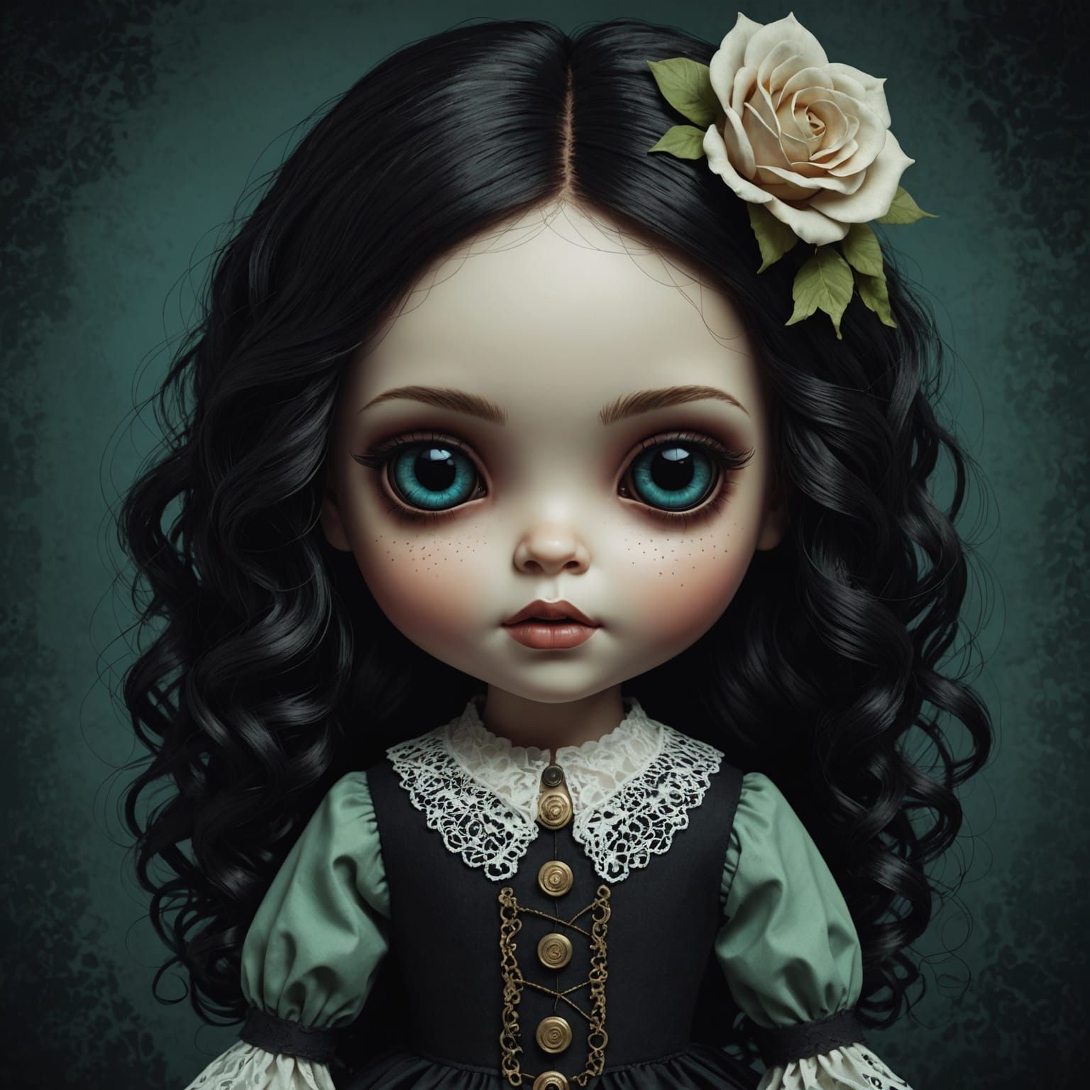 Creepy Doll AI Generated Image