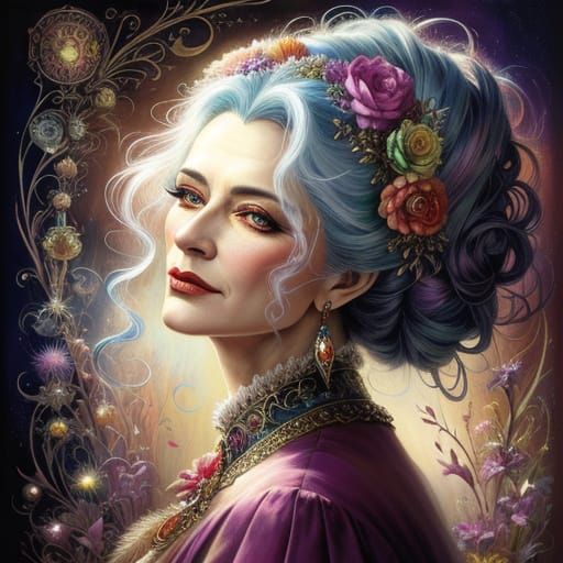 Woman In Her Golden Years