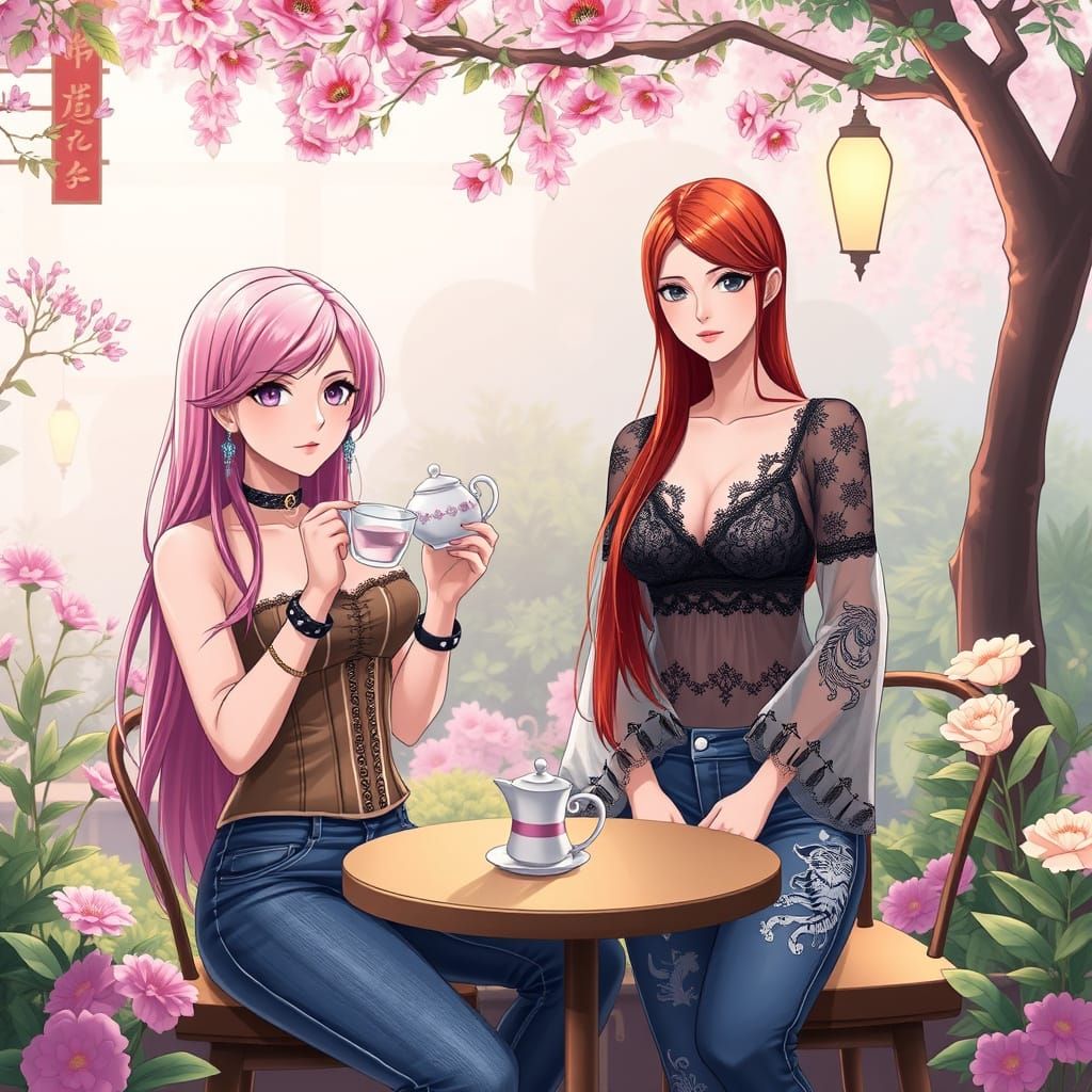 A spot of tea with Peony!