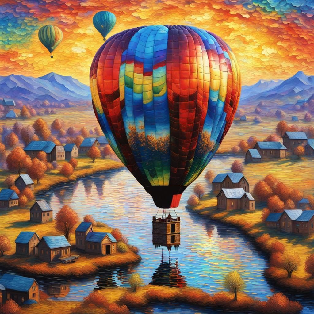 Dystopian Hot Air Balloon