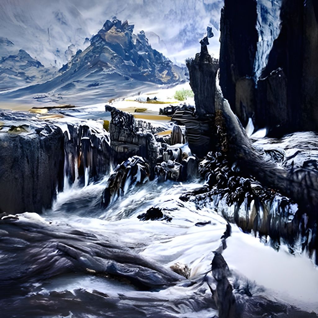 Epic Game of Thrones Landscape, Oil Painting Style