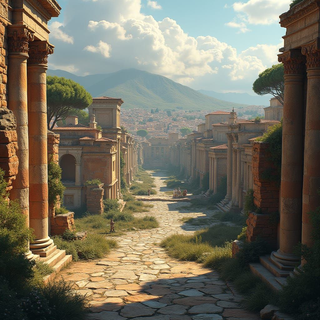 Hyperrealistic Concept Art of Ancient Turkey Vista