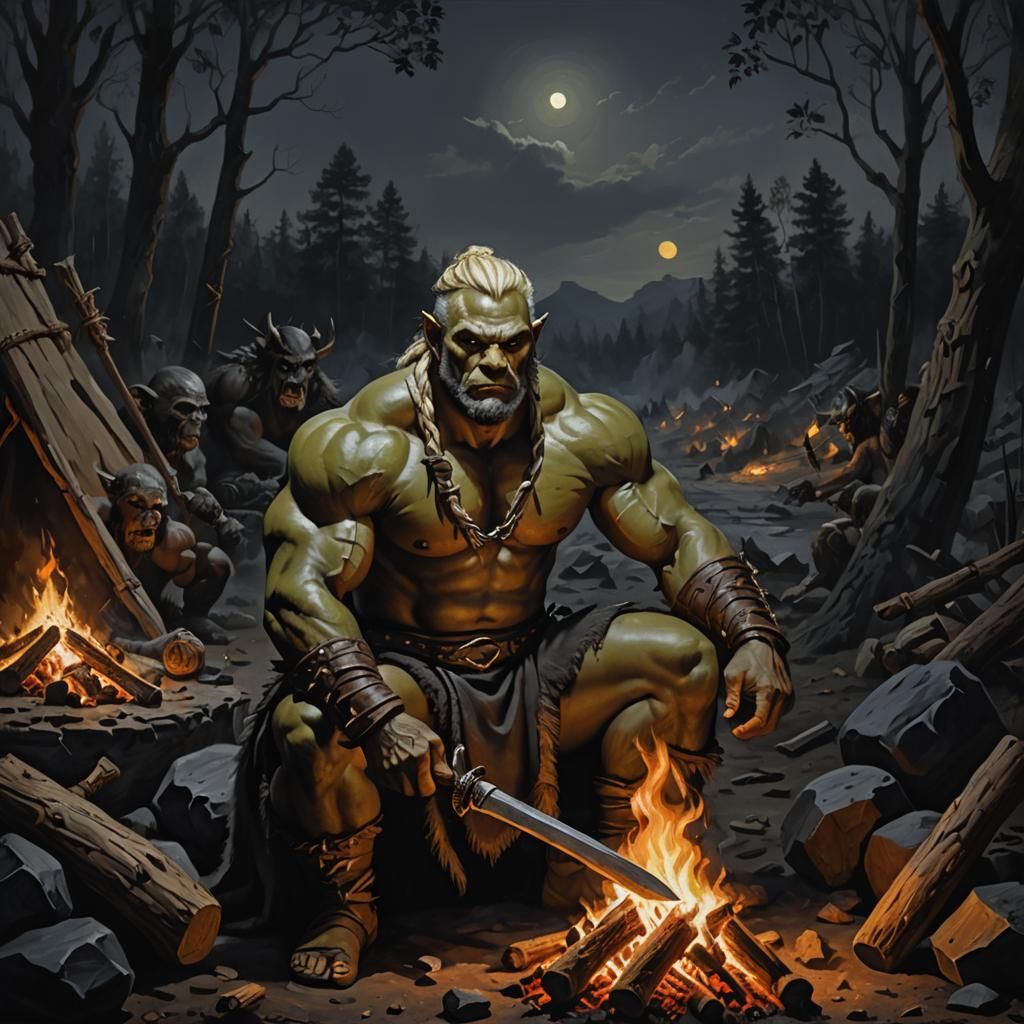 Young Ironside the Night Before Battle