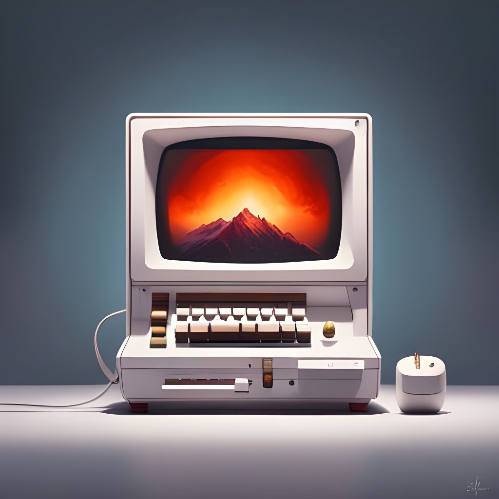 Macintosh 128K: Ultra-Detailed 3D Render
