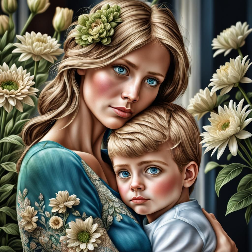 Mother's Love in a Cinematic Portrait