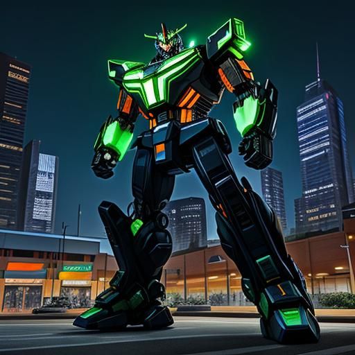Autobot Transformer Dominates Cityscape