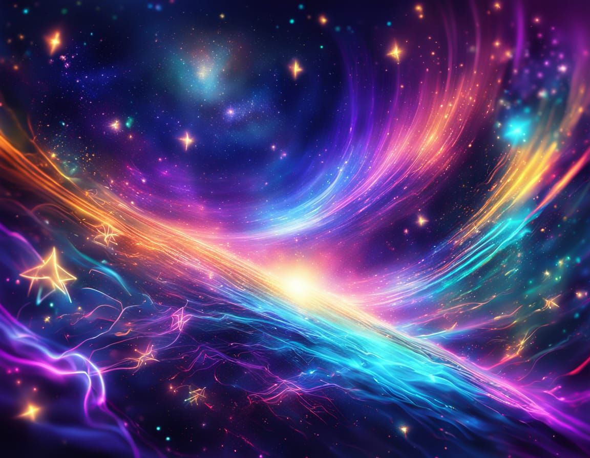 Cosmic Art: Celestial Communication Through Holographic Puls...