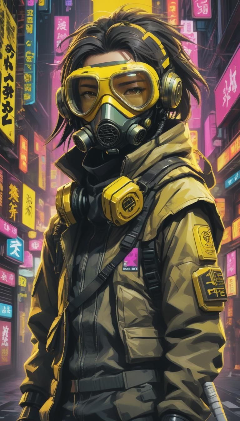 Cyberpunk Magazine Cover v5