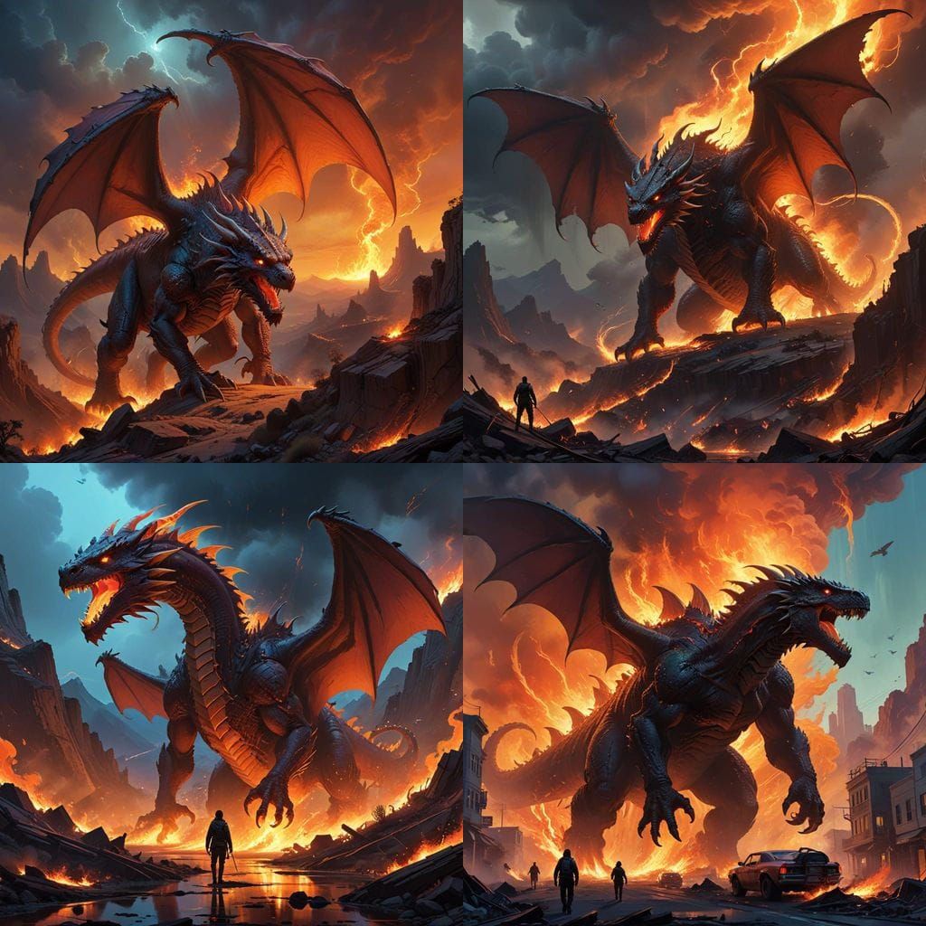 Surreal Dragon Unleashes Fury on SoCal Canyons in a Blazing ...