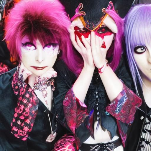 Gothic Portrait Inspired by Visual Kei